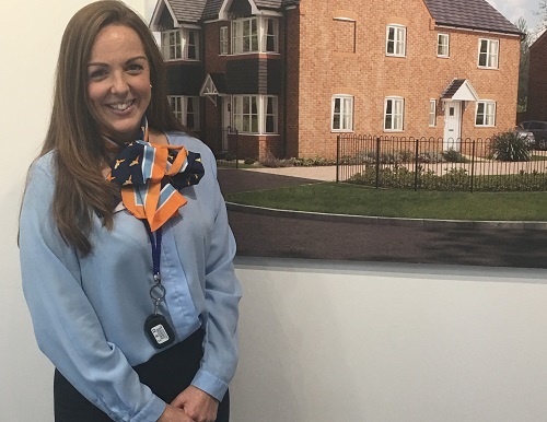 Irish dancer Claire steps into housebuilder role with style as Sandbach new-builds prove a hit